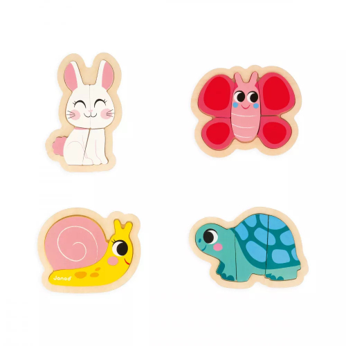 4 Puzzles Evolutivi - Giardino