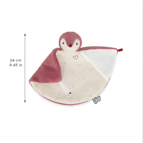 Doudou Pinguino Rosa