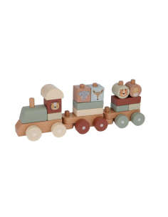 Trenino Legno Zoo Sage Personalizzabile 2