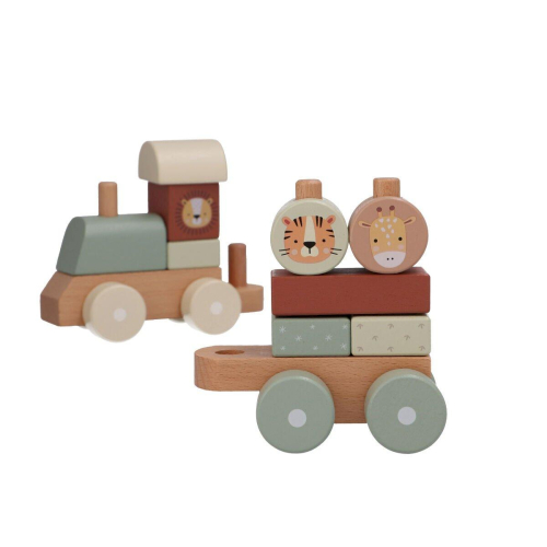 Trenino Legno Zoo Sage Personalizzabile Trenino Legno Zoo Sage Personalizzabile