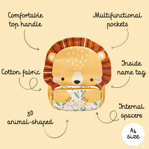 Zaino grande A4 - Leone Chompy