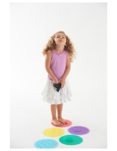 Set 10 Cerchi Sensoriali - Silicone - Differenti Superfici Tattili 2