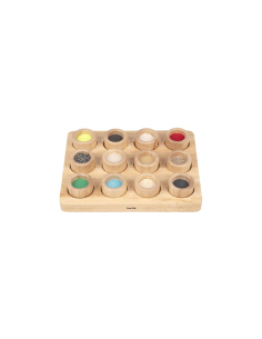Set Gioco Sensoriale e di Abbinamento - Touch & Match Board - 12 Pedine