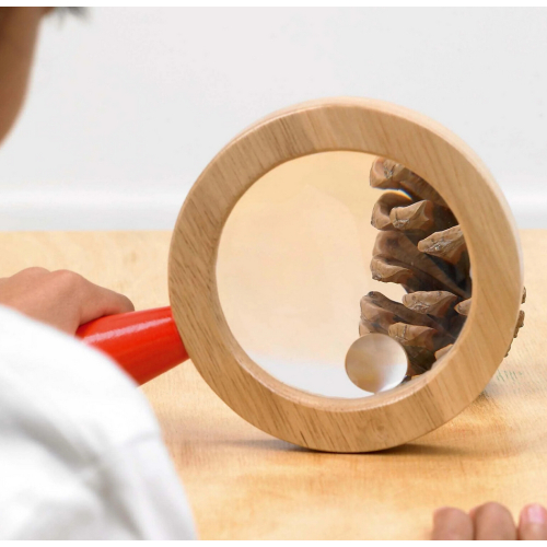 Lente d'Ingrandimento - Legno Massiccio