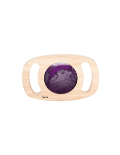 Gioco Sensoriale in Legno - con Pannello Glitterato - Viola