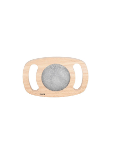 Gioco Sensoriale in Legno - con Pannello Glitterato - Argento