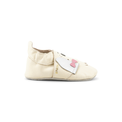 Soft Sole - Little Bow Pup Vanilla - Cagnolino con fiocco Soft Sole - Little Bow Pup Vanilla - Cagnolino con fiocco