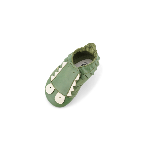Soft Sole - Snap Olive - Coccodrillo Verde Soft Sole - Snap Olive - Coccodrillo Verde
