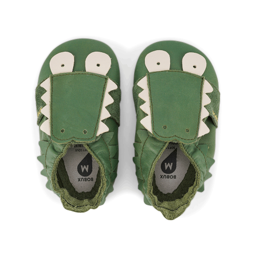 Soft Sole - Snap Olive - Coccodrillo Verde