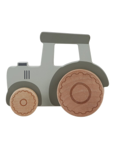 Macchinina in legno - Trattore Olive 2