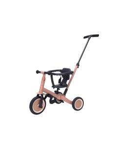 Kaya Triciclo LIO Multifunzione da 1 a 5 anni con Barra da spinta - MACCHIATO - da balance bike a bicicletta