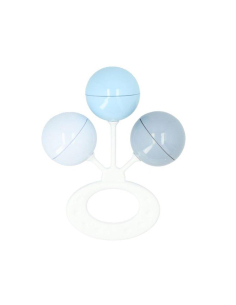 Sonaglio 3 Sfere Azzurro Chiaro, Chalk Blue, French Blue