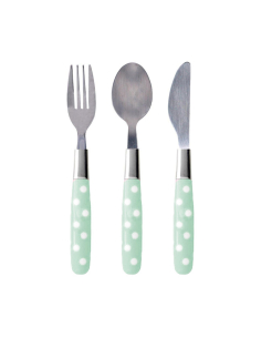 TUTETE - Pack Posate Pois Verde Sage