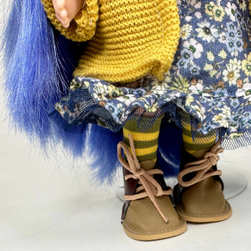 BAMBOLA MIA con capelli lunghi blue