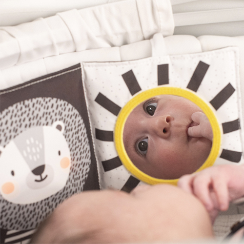 Libro morbido apribile Attività Bianco e Nero