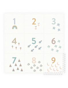 Tappeto puzzles EEVAA 180x180 cm - Numeri/Punti
