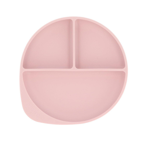 Piatto Divisorio Silicone Ventosa Light Pink