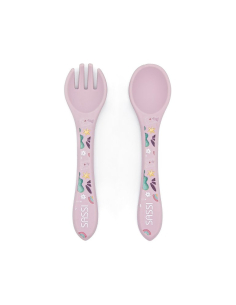 Posate in silicone - Unicorno Sparkly