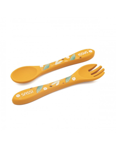 Posate in silicone - Leone Chompy 2