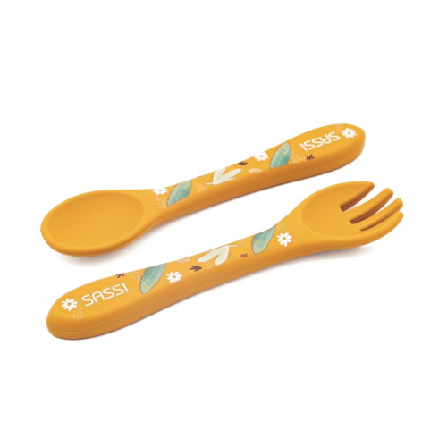 Posate in silicone - Leone Chompy Posate in silicone - Leone Chompy