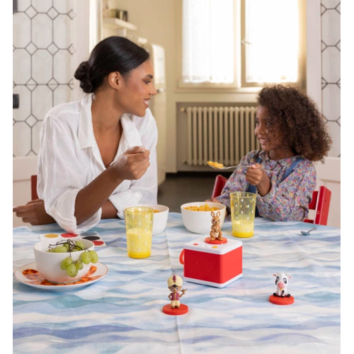 Faba Starter Set Bianco - Raccontastorie Cassa Audio Bluetooth e Personaggio Sonoro con 15 Brani