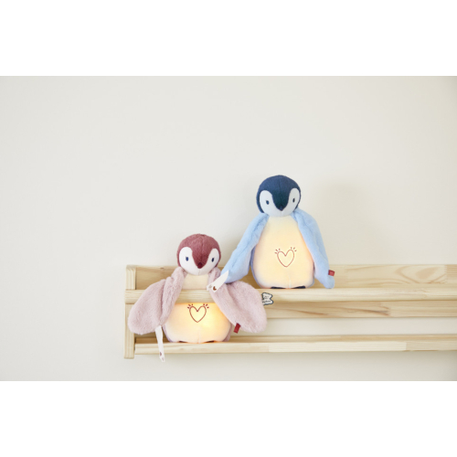 Luce Notturna Pinguino Peluche Blu