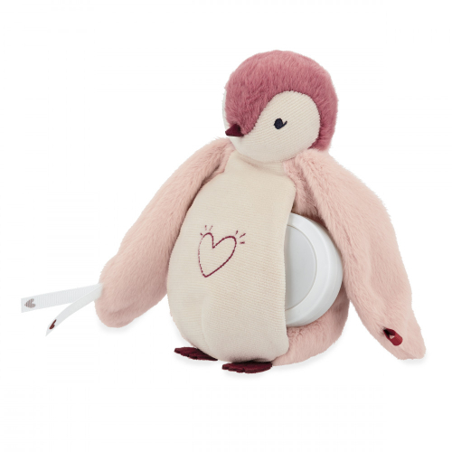 Luce Notturna Pinguino Peluche Rosa