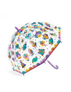 Ombrello trasparente Viola - Pop rainbow