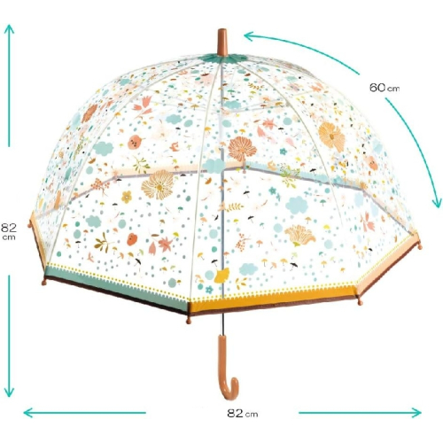 Ombrello trasparente Adulti&Ragazzi - Little flowers