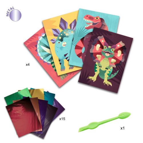 Gioco creativo da metallizzare - Dinosauri jurassic Gioco creativo da metallizzare - Dinosauri jurassic