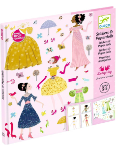 Stickers vesti le bambole 4 stagioni - riposizionabili