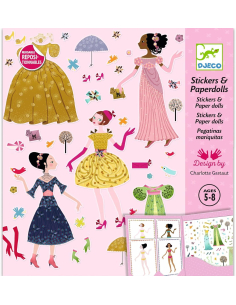 Stickers vesti le bambole 4 stagioni - riposizionabili 2