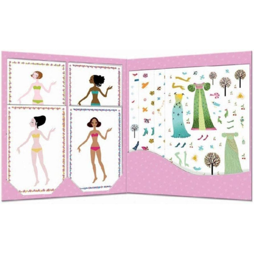 Stickers vesti le bambole 4 stagioni - riposizionabili