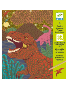DISEGNI DA GRATTARE - DINOSAURI