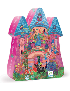 Puzzle Silhouette - Castello delle fiabe - 54 pezzi