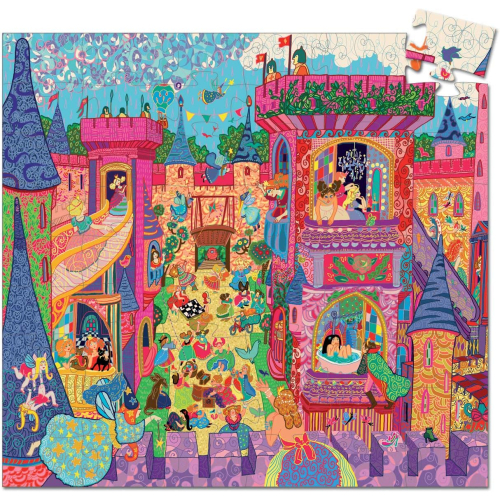 Puzzle Silhouette - Castello delle fiabe - 54 pezzi