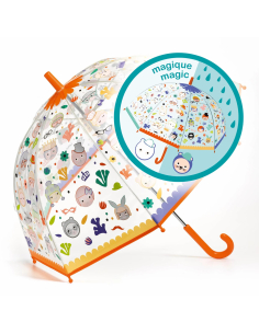 Ombrello trasparente cambia colore - Volti