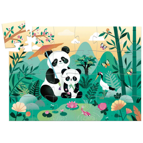 Puzzle Silhouette - Panda - 24 pezzi Puzzle Silhouette - Panda - 24 pezzi