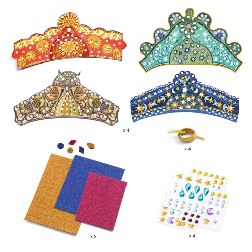 Kit Fai da Te - Diademi da decorare per piccole principesse Kit Fai da Te - Diademi da decorare per piccole principesse
