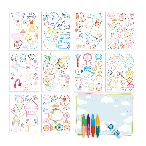 Kit creativo - Creiamo il mondo - Girls - 100 forme Kit creativo - Creiamo il mondo - Girls - 100 forme