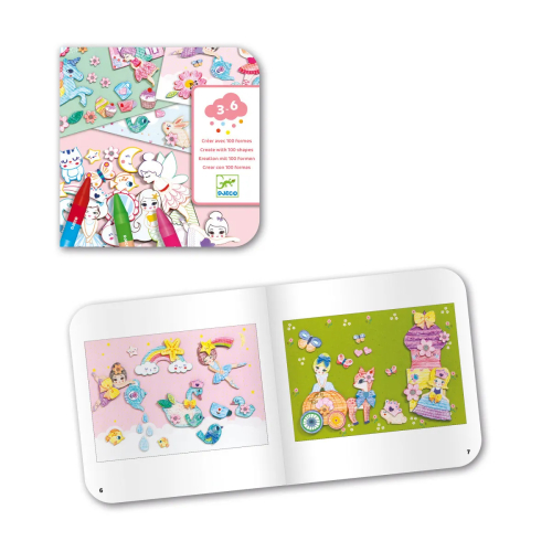 Kit creativo - Creiamo il mondo - Girls - 100 forme Kit creativo - Creiamo il mondo - Girls - 100 forme