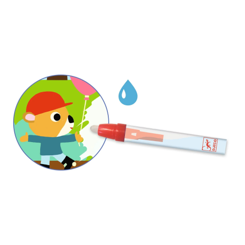 Disegni magici da colorare con acqua - Al parco