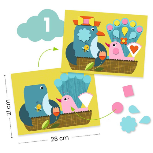 Kit ATTIVITÀ CREATIVE - Il gatto e i suoi amici - 6 attività