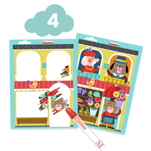 Kit ATTIVITÀ CREATIVE - Il gatto e i suoi amici - 6 attività