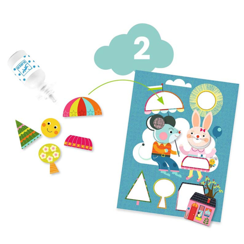 Kit ATTIVITÀ CREATIVE - Il gatto e i suoi amici - 6 attività