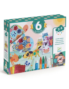 Kit ATTIVITÀ CREATIVE - Case di animali - 6 attività