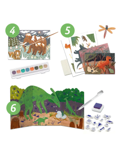 Kit ATTIVITÀ CREATIVE - Dinos Word 2
