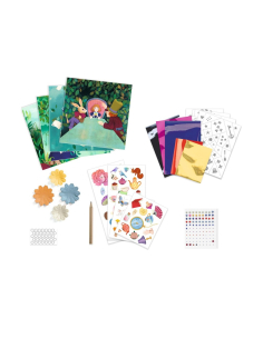 Kit creativo - Quadretti da decorare - Il paese delle meraviglie 2