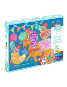Kit creativo - Color stop - stencil favolosi - Circo