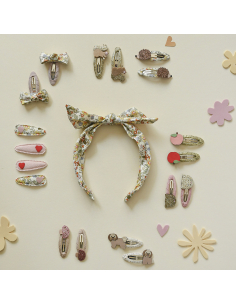 Clip per capelli - Bramble Heart Fabric 2